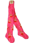 Fuchsia princess tights for a toddler 