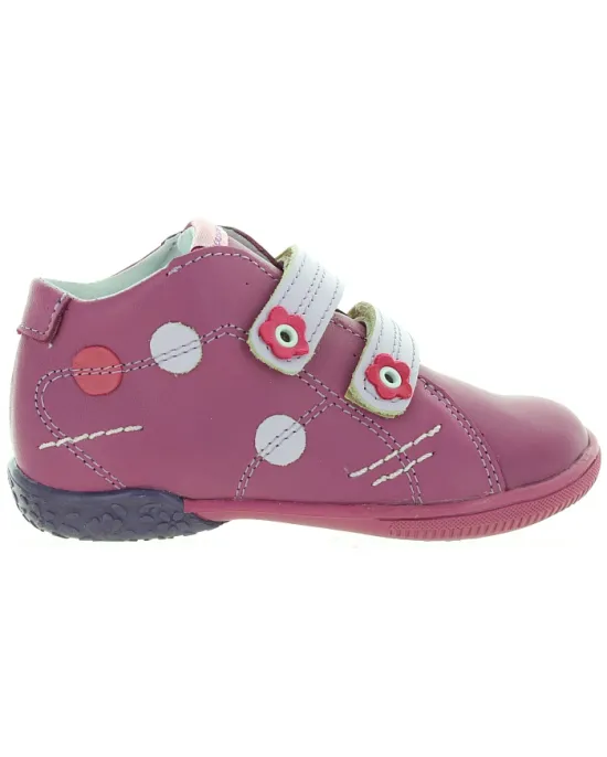 Supportive high arch purple boots for girls