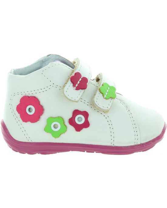 White leather high tops for new walkers 