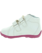 White leather high tops for new walkers 