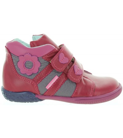 Leather ankle corrective girls boots 