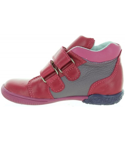 Leather ankle corrective girls boots 