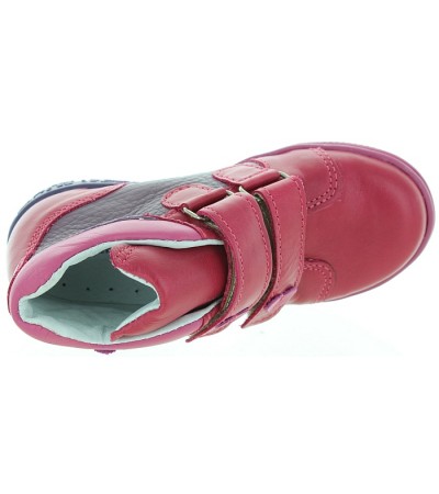Leather ankle corrective girls boots 