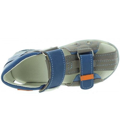High arch toddler leather summer shoes