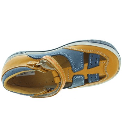 Boys or girls sandals for weak ankles with closed back