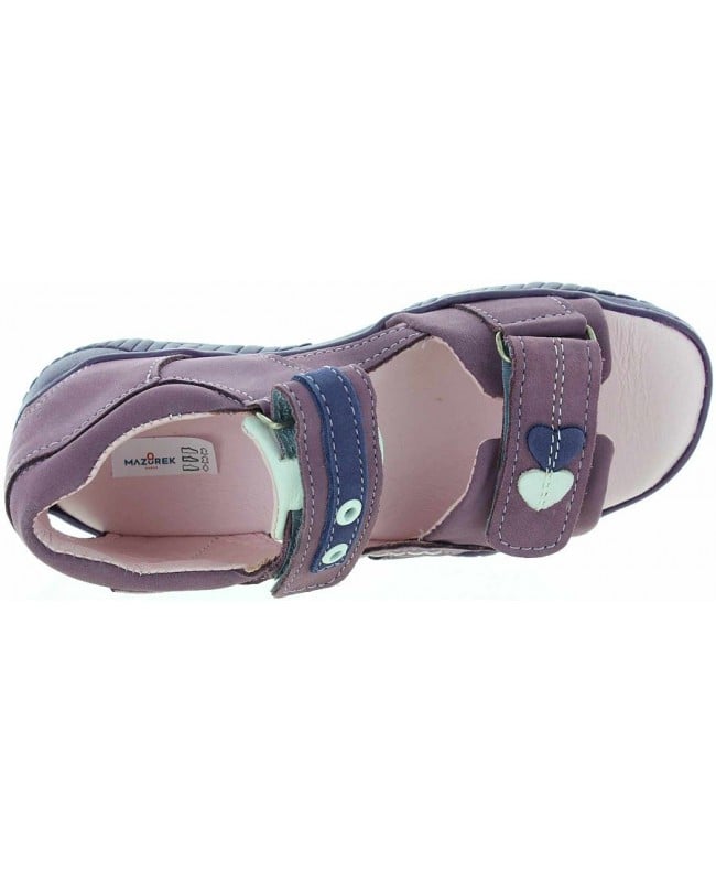 Orthopedic sandals with heel support for teens