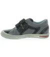 Narrow instep gray teen shoes with arches