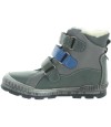 Alleviated ankles pronation winter boots for boys in gray leather 