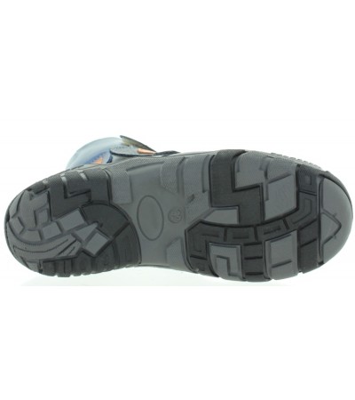Corrective leather snow boots with support