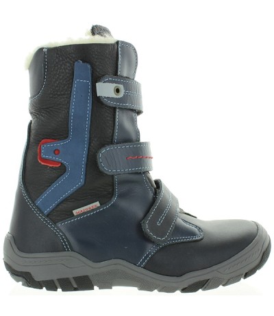 Waterproof orthopedic snow boots for a boy