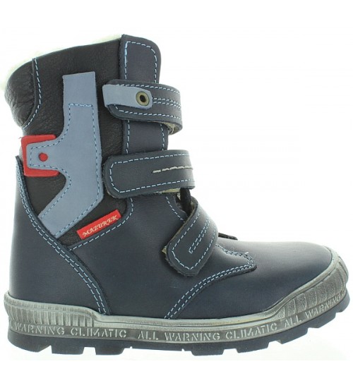 Snow boots for child tall blue 