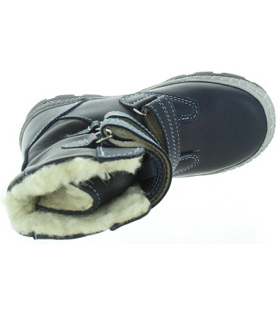 Snow boots for child tall blue 