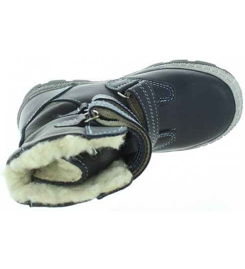 Snow boots for child tall blue 