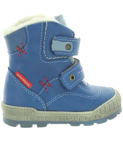 Blue snow boots waterproof for kids