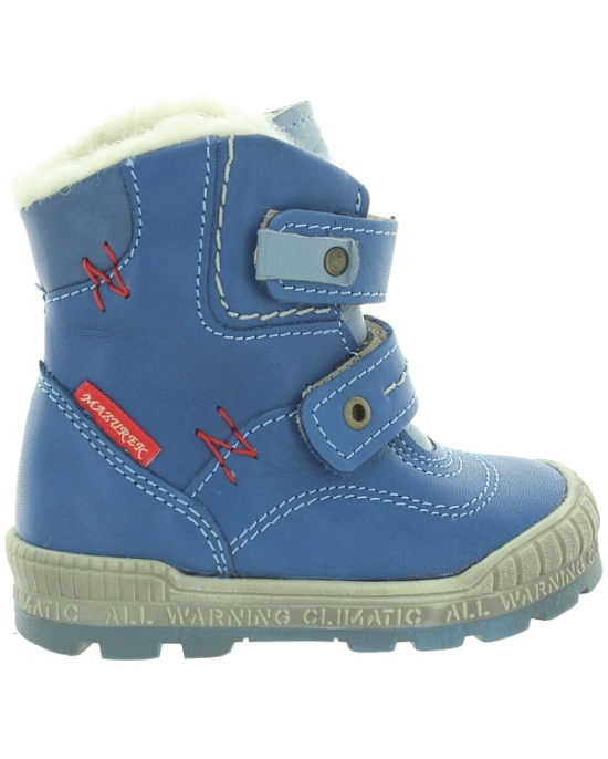 Blue snow boots waterproof for kids