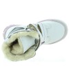 White leather tall snow boots for girls White leather tall snow boots for girls