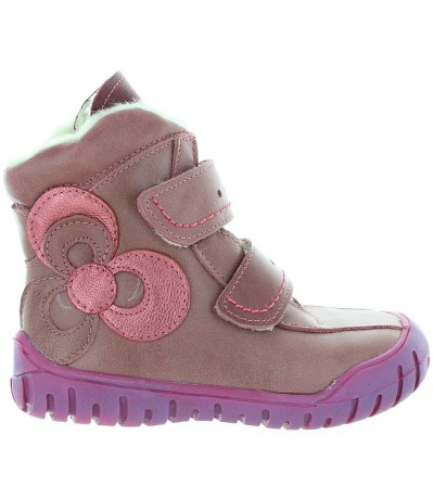 Wide width toddler rose snow boots with arch support
