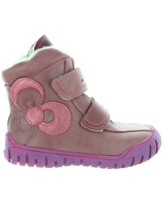 Wide width toddler rose snow boots with arch support