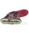 Snow boots for a girl in pink lamb leather Snow boots for a girl in pink lamb leather