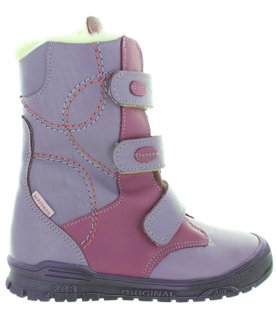 Foot shape purple boots for children