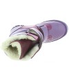 Foot shape purple boots for children