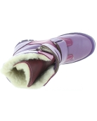 Foot shape purple boots for children