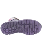 Foot shape purple boots for children