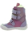 Purple snow boots for girls with arches