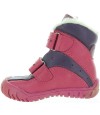 Pink comfortable sheep wool snow boots 