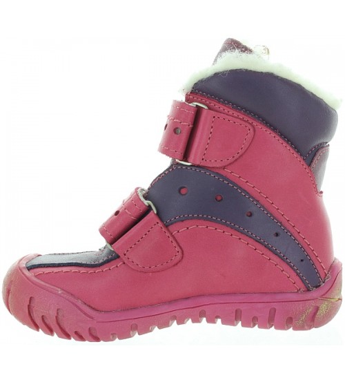 Ortho support pink girls snow boots