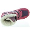 Pink comfortable sheep wool snow boots 