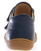 Navy leather soft baby learning to walk shoes
