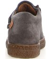 Gray leather toddler boots for child