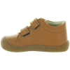 Brown leather shoes for baby boys