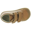 Brown leather shoes for baby boys