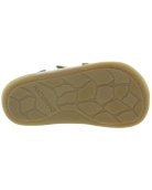 Brown leather shoes for baby boys