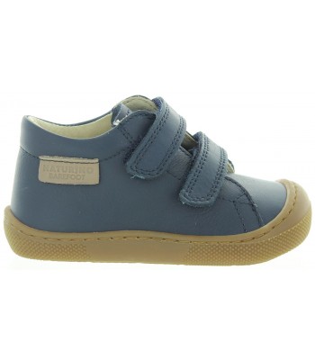 Short toddler boots in navy leather