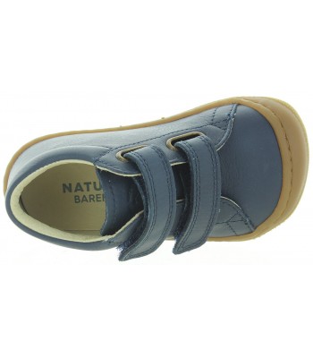 Short toddler boots in navy leather