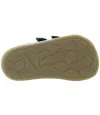 Navy leather wide width toddler boots