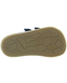 Navy leather wide width toddler boots
