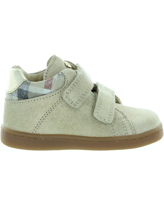 Child pigeon toed fix beige boots with weak ankles