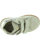 Child pigeon toed fix beige boots with weak ankles