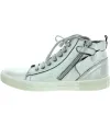 Teen girl high top silver fashion orthopedic boots 