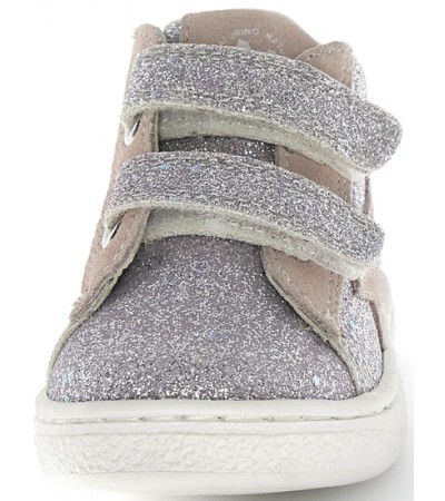 Boots from Europe for a teen girl in silver leather