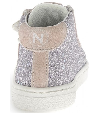 Boots from Europe for a teen girl in silver leather