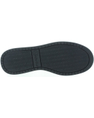Leather fashion black orthopedic boots for teens