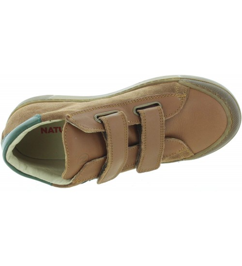 Good support for narrow feet in brown leather 