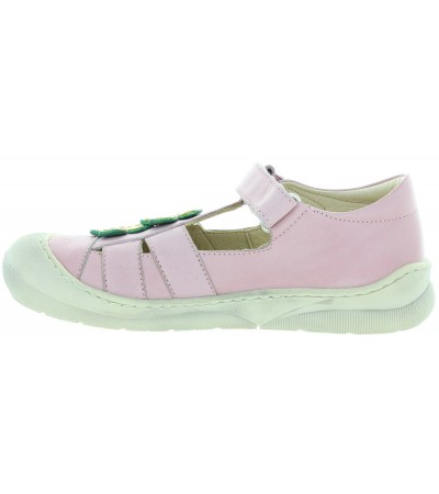 Pink sandals for child closed toe 