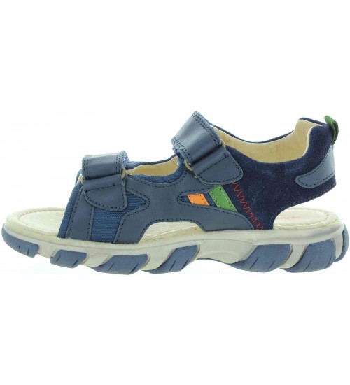 Boys in blue leather adjustable width 