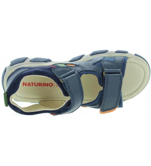Boys in blue leather adjustable width 